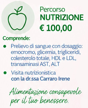 Percorso nutrizione